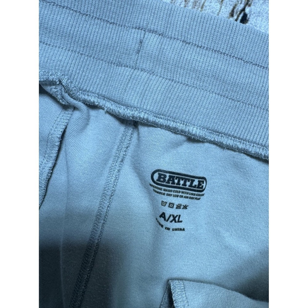 Battle Sports Football Joggers Sweatpants Athletic Gear Gray Men's Size XL - Picture 4 of 6